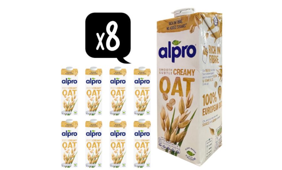 Alpro Oat  Milk Case 8 x 1L Per Case